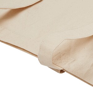 Shopper made of cotton twill, beige