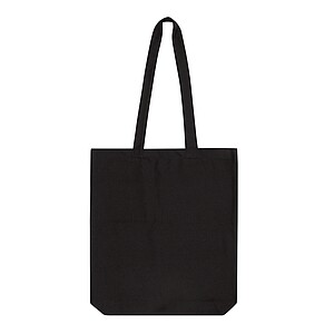Shopper made of cotton twill, black