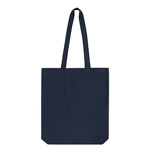 Shopper made of cotton twill, dark blue