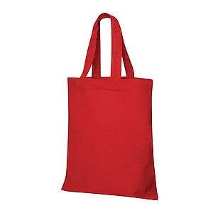 Shopper made of cotton twill, red