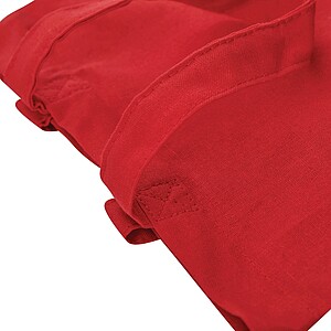 Shopper made of cotton twill, red