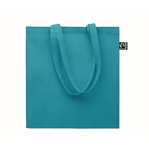 Shopping bag Fairtrade 180 gr, turquoise