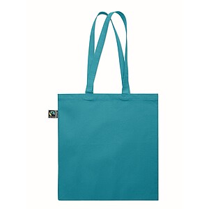 Shopping bag Fairtrade 180 gr, turquoise