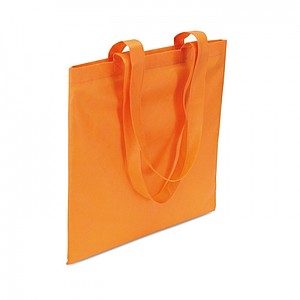 Shopping bag in nonwoven, orange