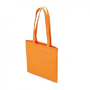 Shopping bag in nonwoven, orange