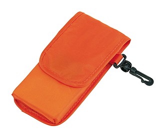 Shopping bag with long handles,colour orange