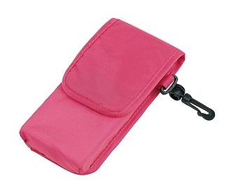 Shopping bag with long handles,colour pink