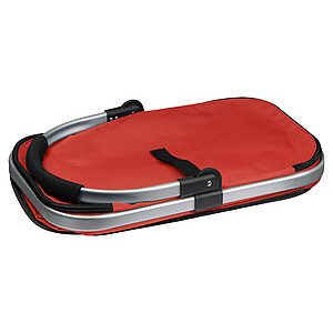 Shopping basket with cooling compartment