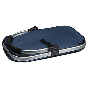 Shopping basket with cooling compartment