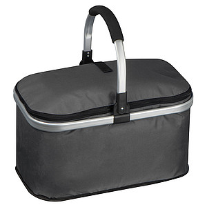Shopping basket with cooling compartment