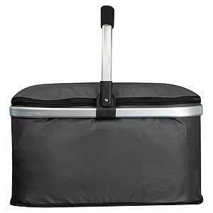 Shopping basket with cooling compartment