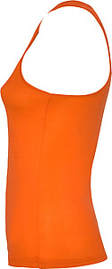 Shura womens sports vest, fluor orange, size S