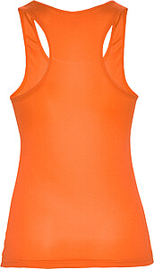 Shura womens sports vest, fluor orange, size S