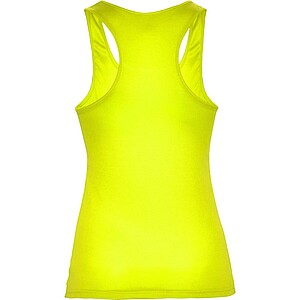 Shura womens sports vest, fluor yellow, size L