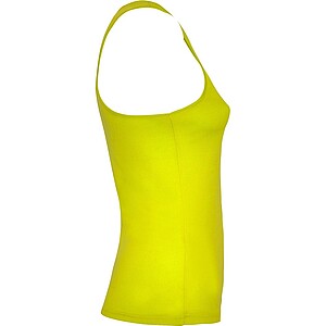 Shura womens sports vest, fluor yellow, size L