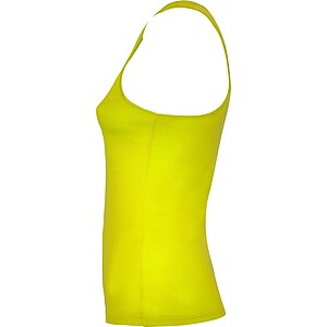 Shura womens sports vest, fluor yellow, size S