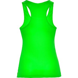 Shura womens sports vest, lime, size S