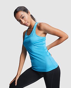 Shura womens sports vest, lime, size S