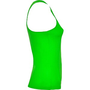 Shura womens sports vest, lime, size XL