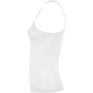 Shura womens sports vest, white, size M