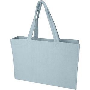 Siam GRS recycled terry beach tote bag 13L, cloud blue