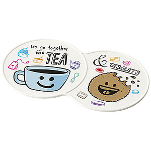 Sidekick plastic coaster