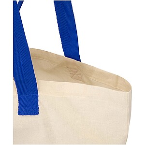 Sierra 140 g/m2 GRS recycled foldable cotton tote bag 7L, natural