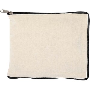 Sierra 140 g/m2 GRS recycled foldable cotton tote bag 7L, natural