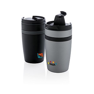 Sierra leak proof vacuum coffee tumbler, black