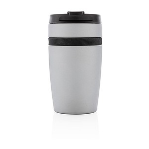 Sierra leak proof vacuum coffee tumbler, silver