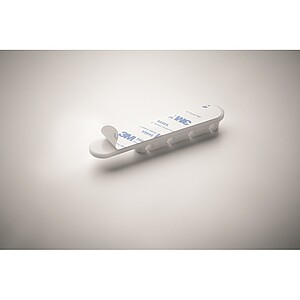 Silicone cable organiser, white