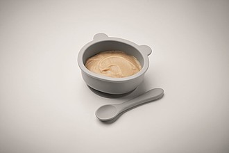 Silicone spoon, bowl baby set