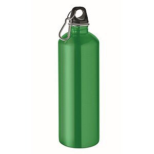 Single wall bottle 1000ml, green