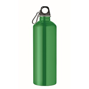 Single wall bottle 1000ml, green