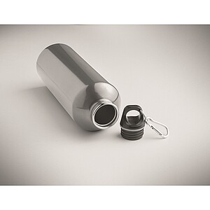 Single wall bottle 1000ml, matt silver