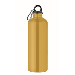 Single wall bottle 1000ml, ochre