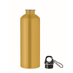 Single wall bottle 1000ml, ochre