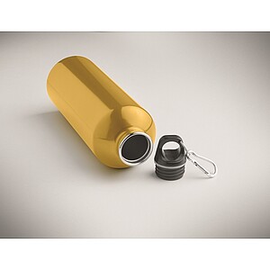 Single wall bottle 1000ml, ochre