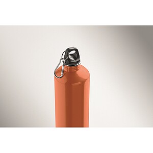 Single wall bottle 1000ml, orange