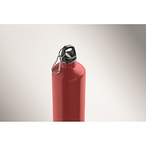 Single wall bottle 1000ml, red