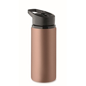 Single wall bottle 500 ml, copper