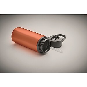 Single wall bottle 500 ml, orange