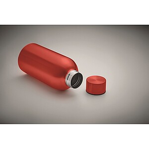 Single wall bottle 500 ml, red