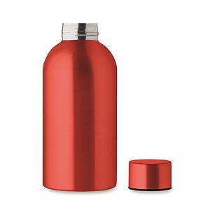 Single wall bottle 500 ml, red
