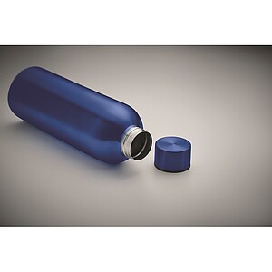 Single wall bottle 750 ml, blue