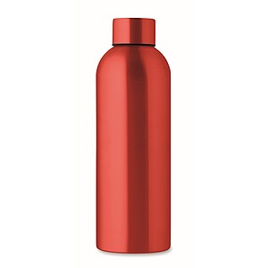 Single wall bottle 750 ml, red
