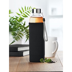 Single wall glass bottle