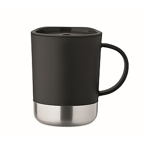 Single wall mug 300ml, black