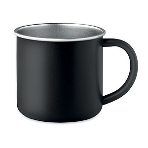 Single wall recycled stainless steel mug