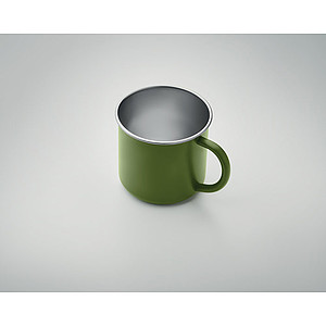 Single wall recycled stainless steel mug